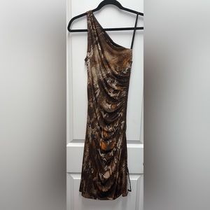 Laundry by Shelli Segal Snake Print Dress